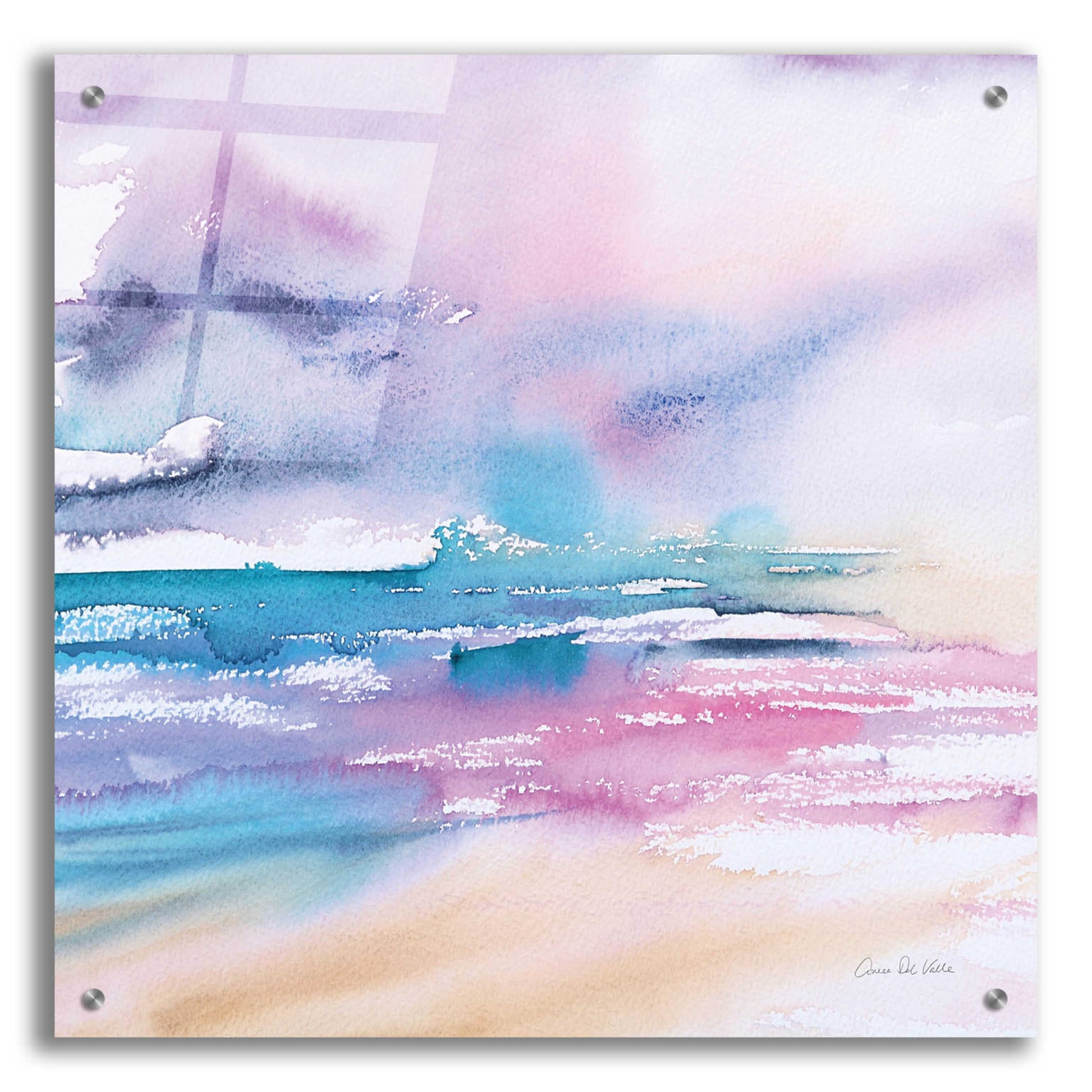 Epic Art 'Violet Sky' by Alan Majchrowicz, Acrylic Glass Wall Art,24x24