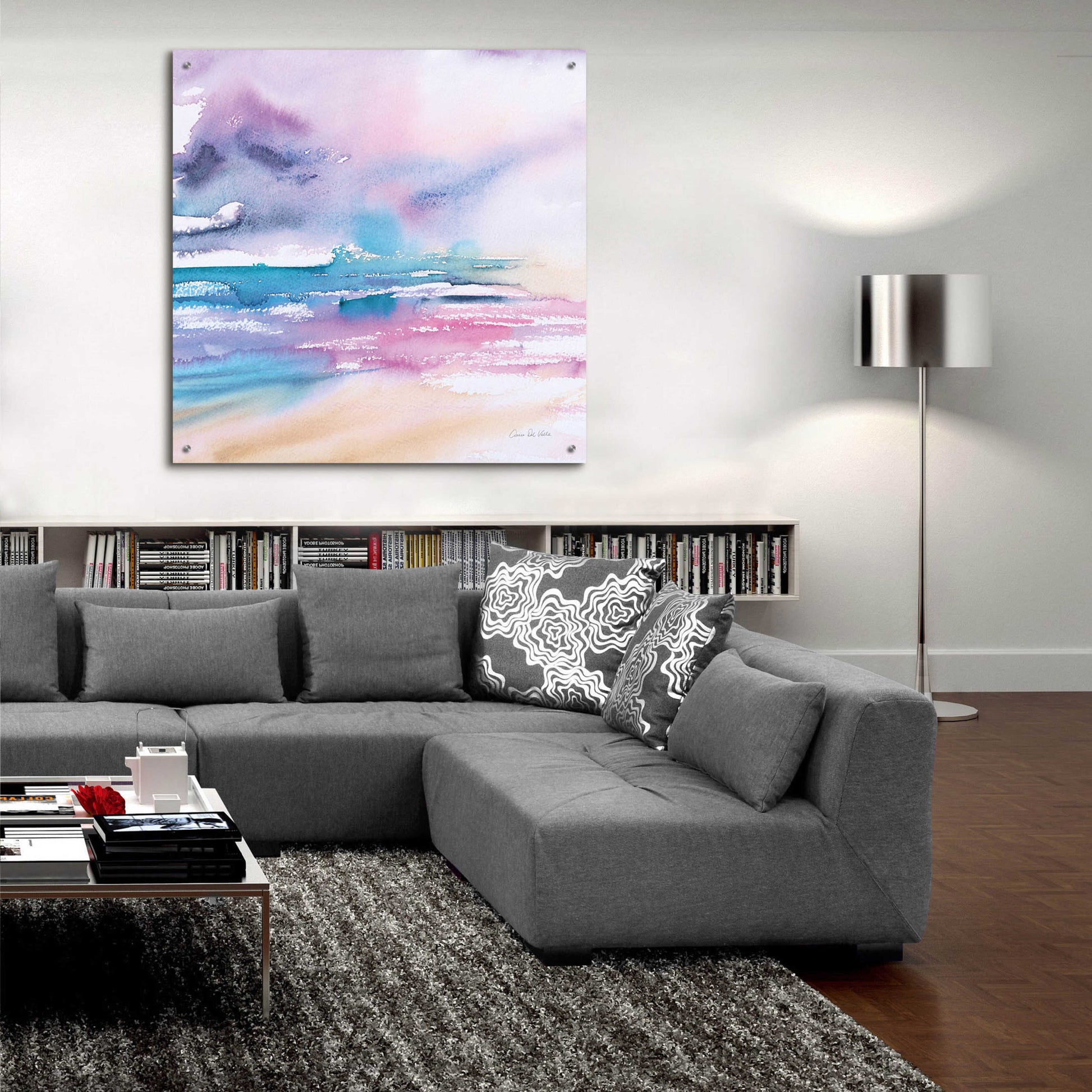 Epic Art 'Violet Sky' by Alan Majchrowicz, Acrylic Glass Wall Art,36x36