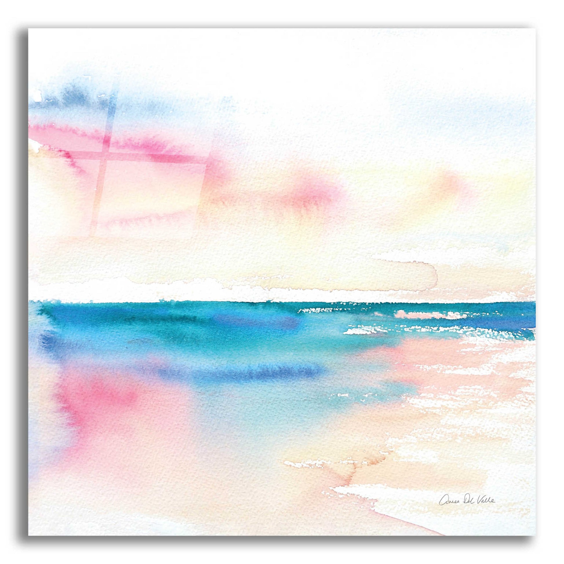 Epic Art 'Vivid Coast' by Alan Majchrowicz, Acrylic Glass Wall Art,12x12