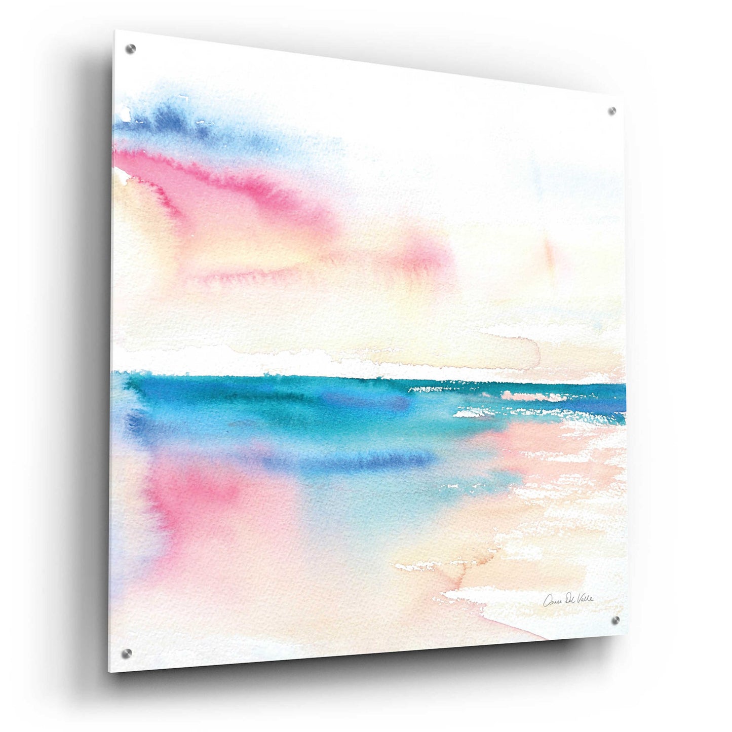 Epic Art 'Vivid Coast' by Alan Majchrowicz, Acrylic Glass Wall Art,36x36