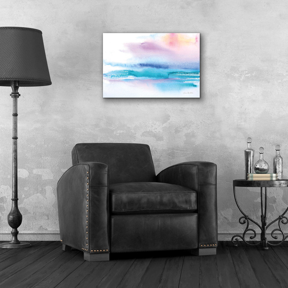 Epic Art 'Washed Sunset' by Alan Majchrowicz, Acrylic Glass Wall Art,24x16