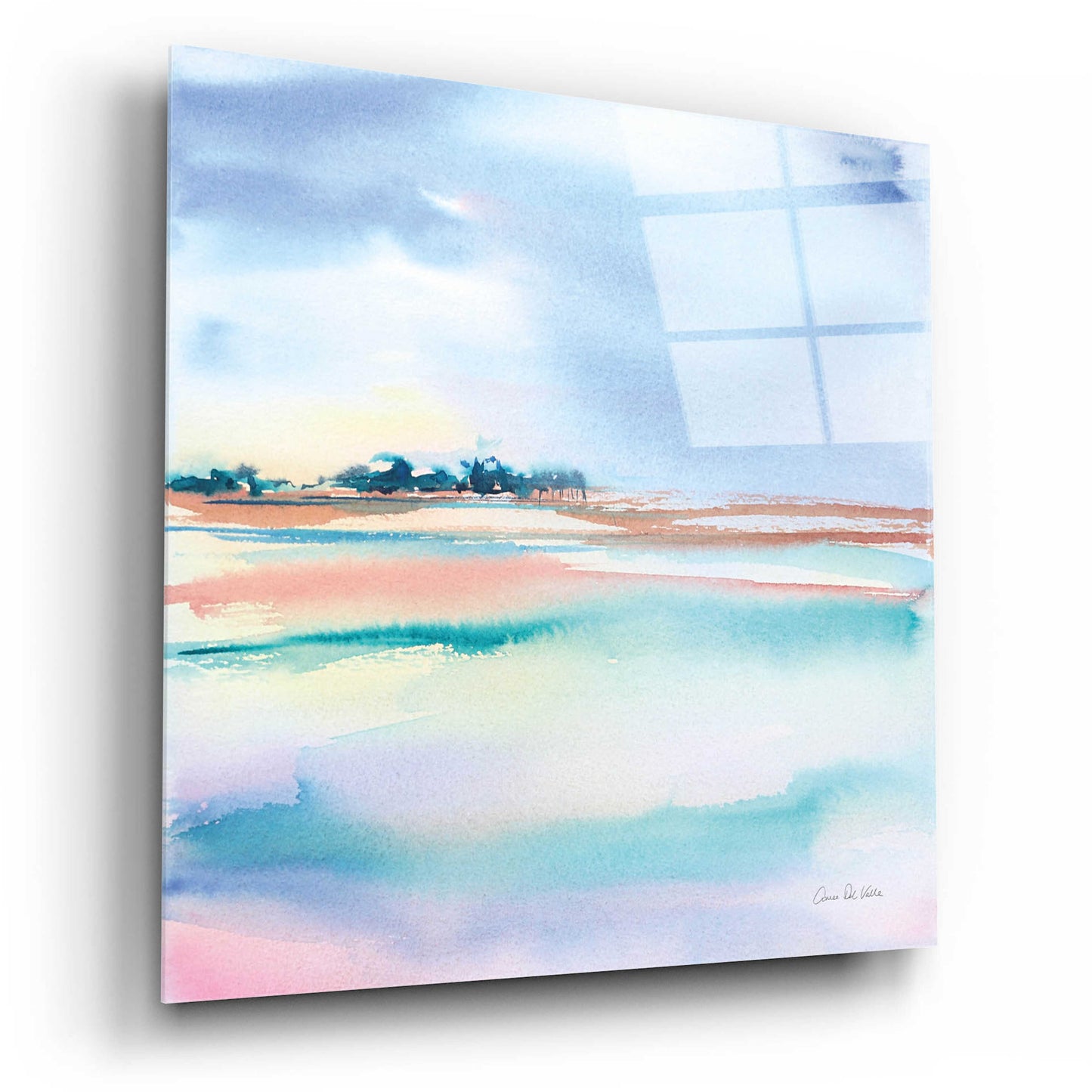 Epic Art 'Water And Sand' by Alan Majchrowicz, Acrylic Glass Wall Art,12x12