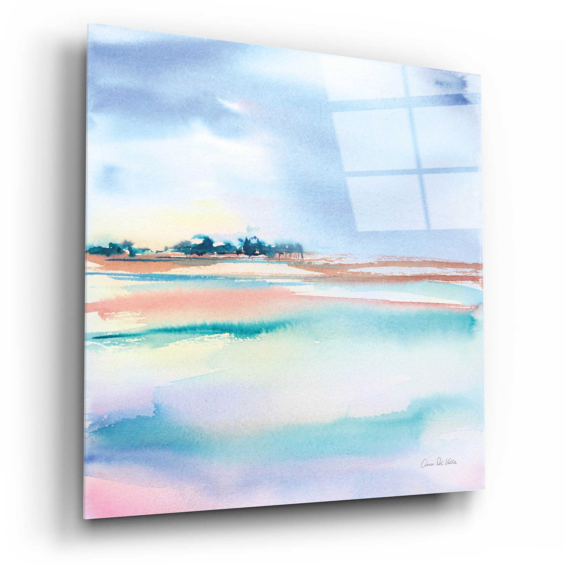 Epic Art 'Water And Sand' by Alan Majchrowicz, Acrylic Glass Wall Art,12x12