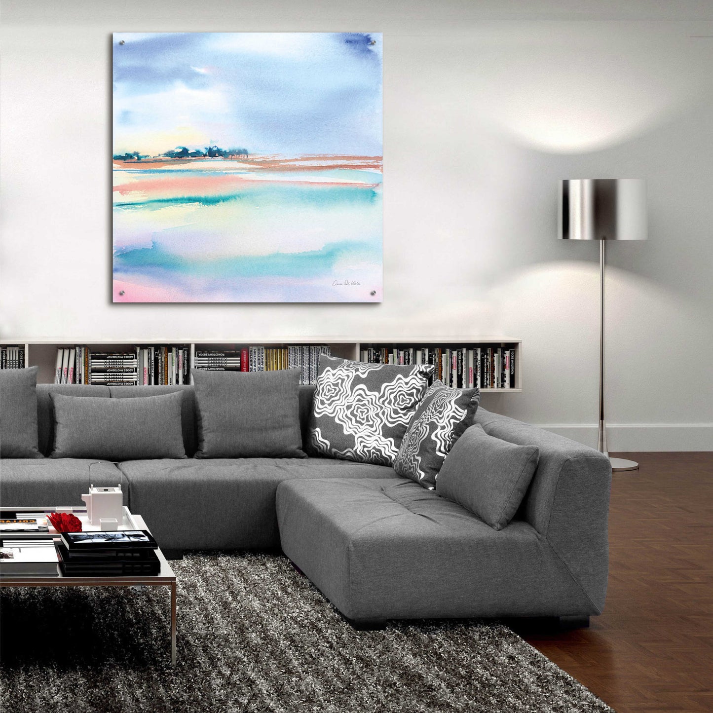 Epic Art 'Water And Sand' by Alan Majchrowicz, Acrylic Glass Wall Art,36x36