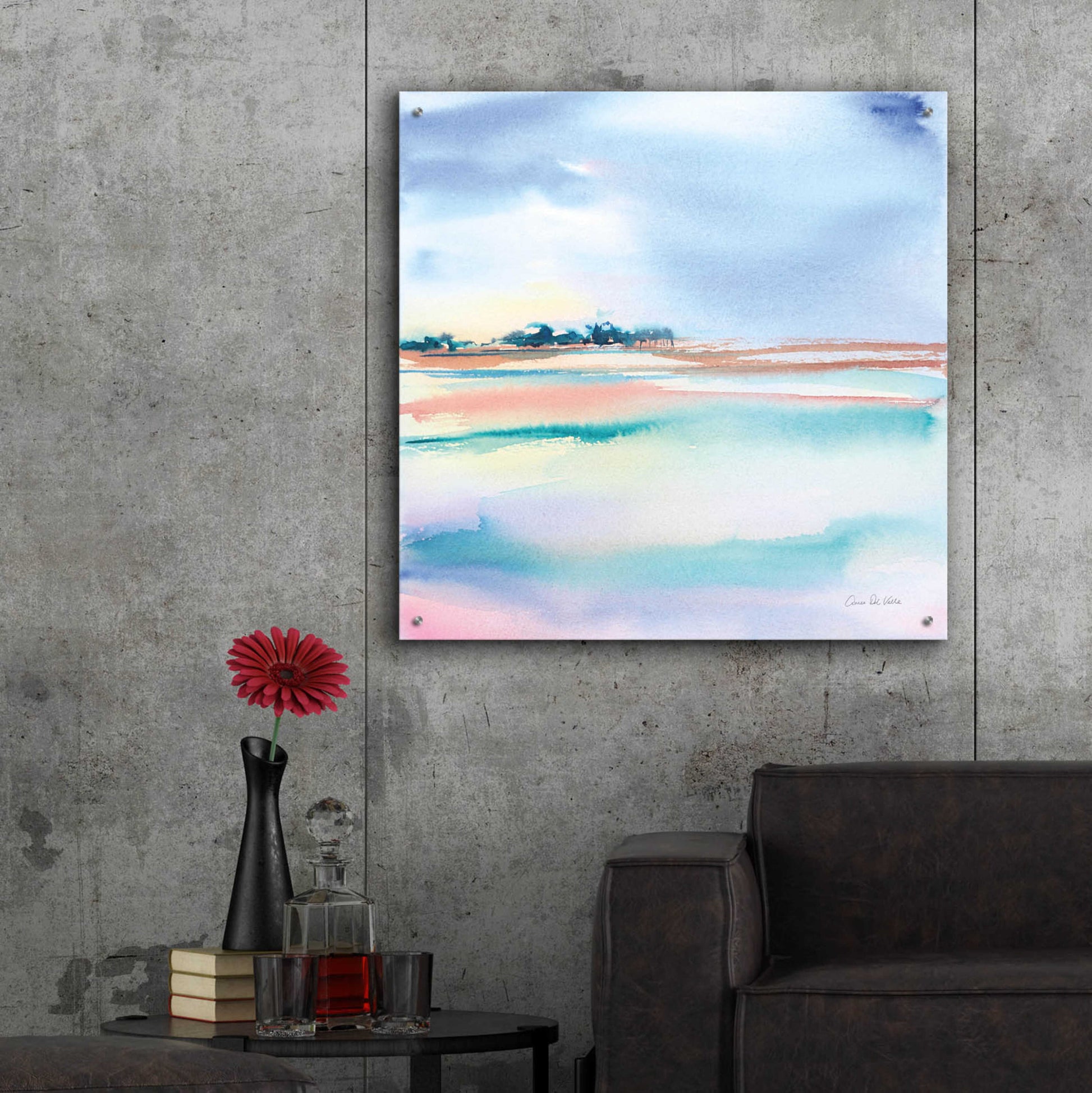 Epic Art 'Water And Sand' by Alan Majchrowicz, Acrylic Glass Wall Art,36x36