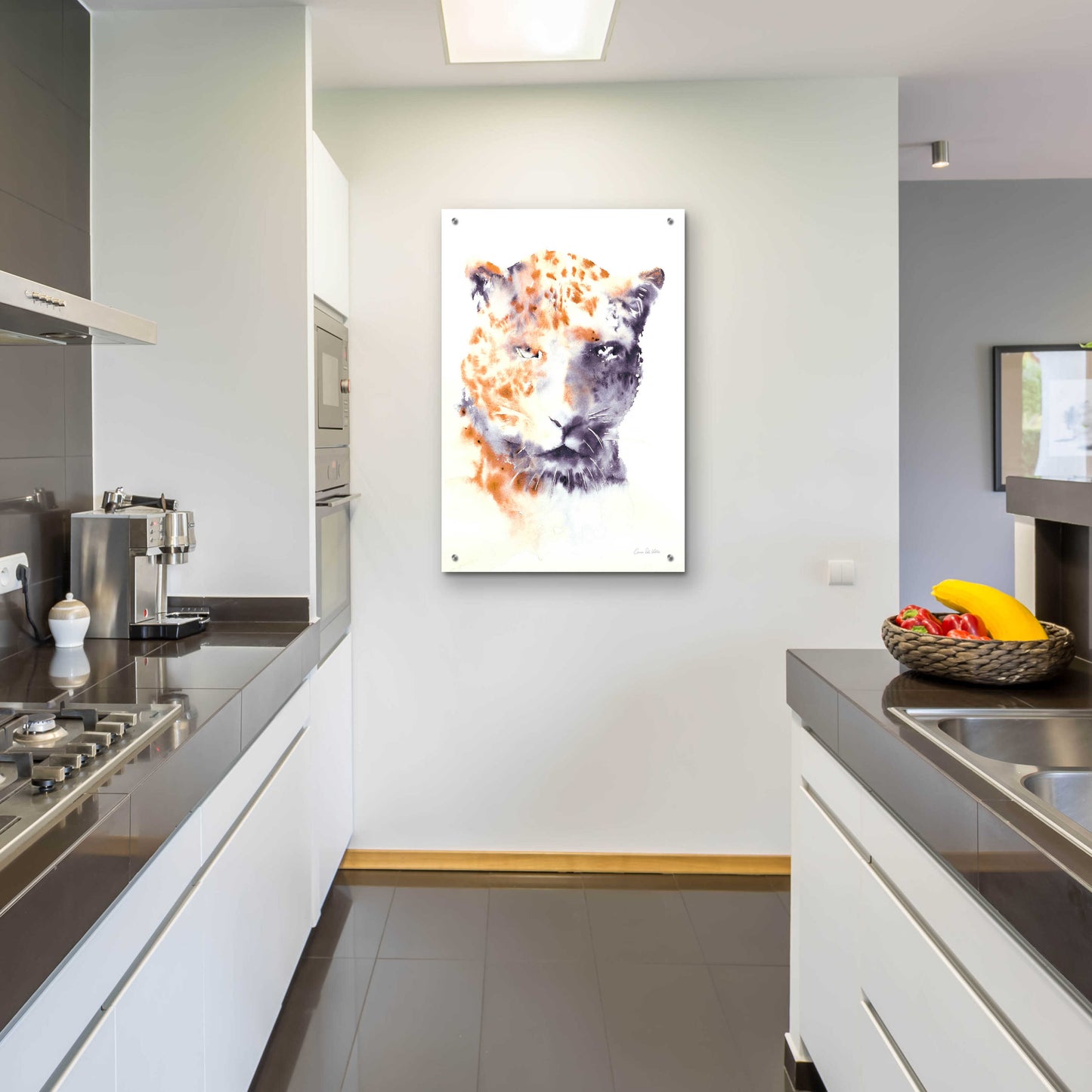 Epic Art 'Cheetah Neutral' by Alan Majchrowicz, Acrylic Glass Wall Art,24x36