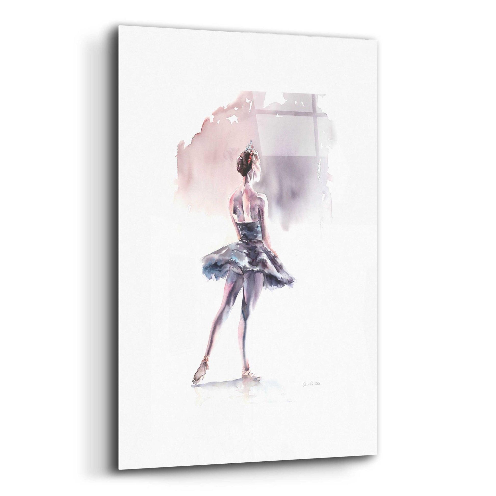 Epic Art 'Ballet I White Border' by Alan Majchrowicz, Acrylic Glass Wall Art,12x16