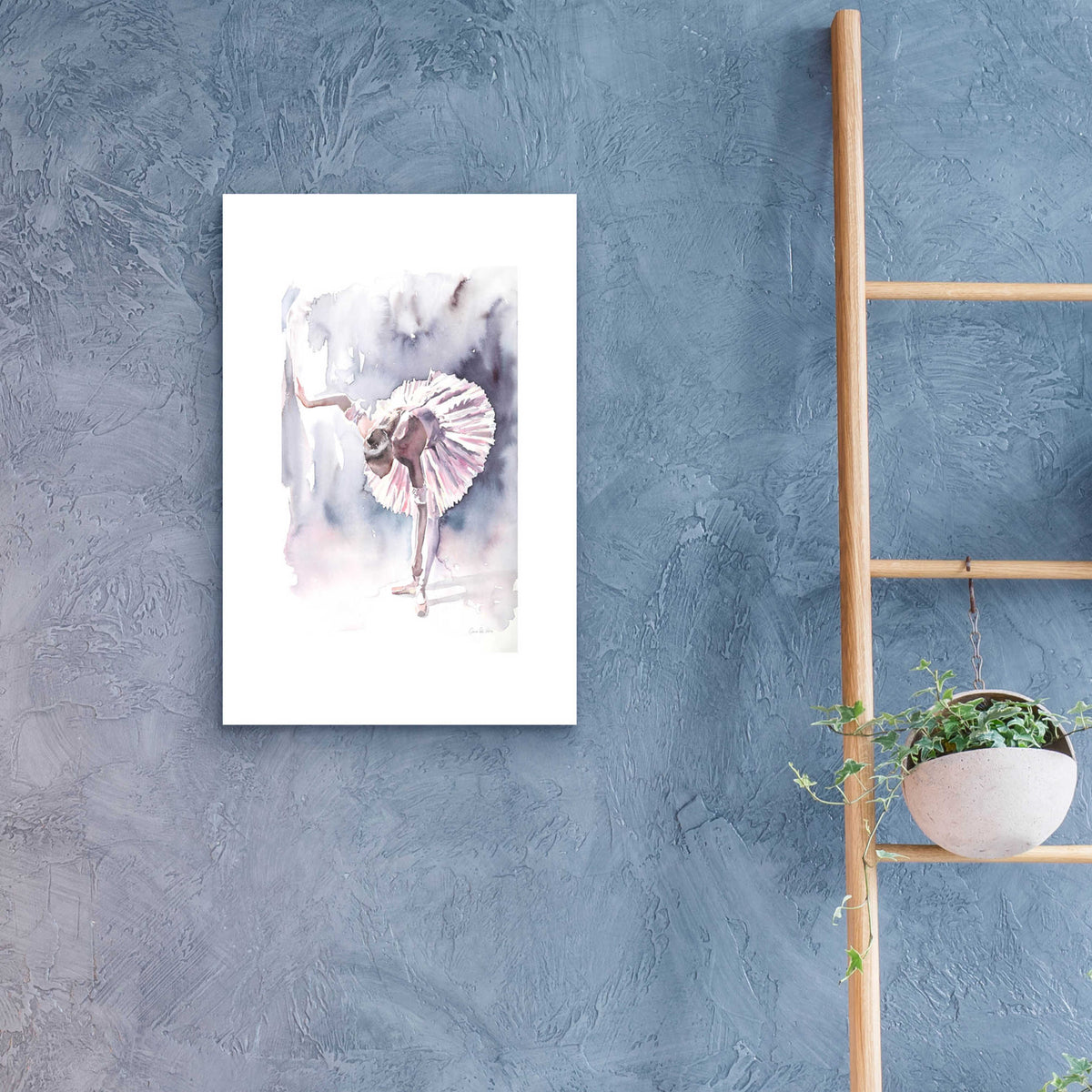Epic Art 'Ballet VI White Border' by Alan Majchrowicz, Acrylic Glass Wall Art,16x24