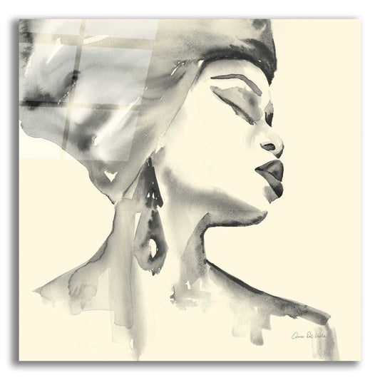 Epic Art 'Woman III Yellow' by Alan Majchrowicz, Acrylic Glass Wall Art