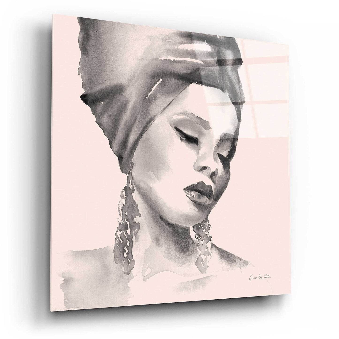 Epic Art 'Woman II Pink' by Alan Majchrowicz, Acrylic Glass Wall Art,12x12