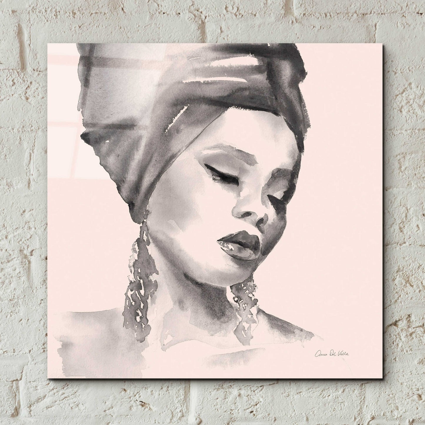 Epic Art 'Woman II Pink' by Alan Majchrowicz, Acrylic Glass Wall Art,12x12