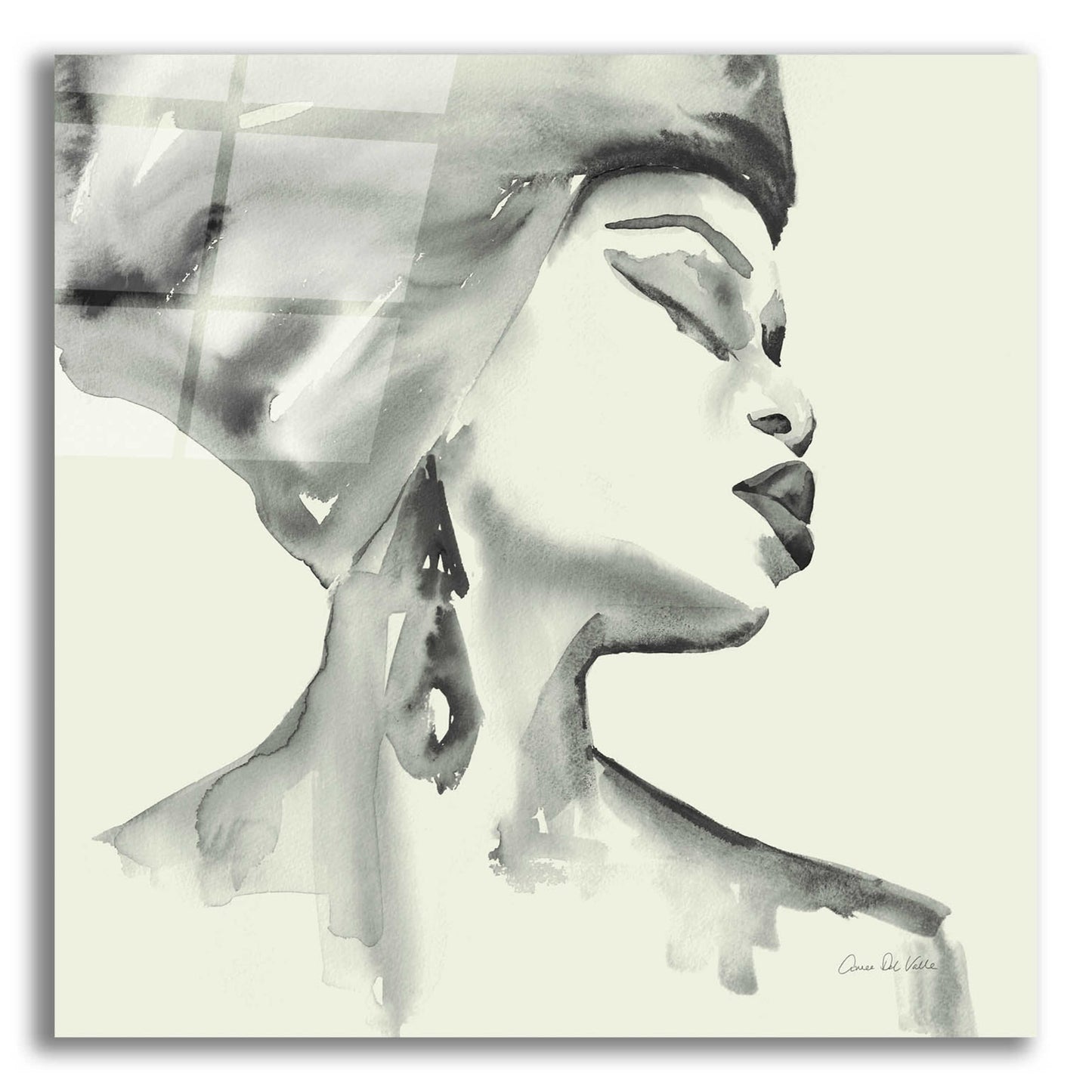 Epic Art 'Woman III Green' by Alan Majchrowicz, Acrylic Glass Wall Art