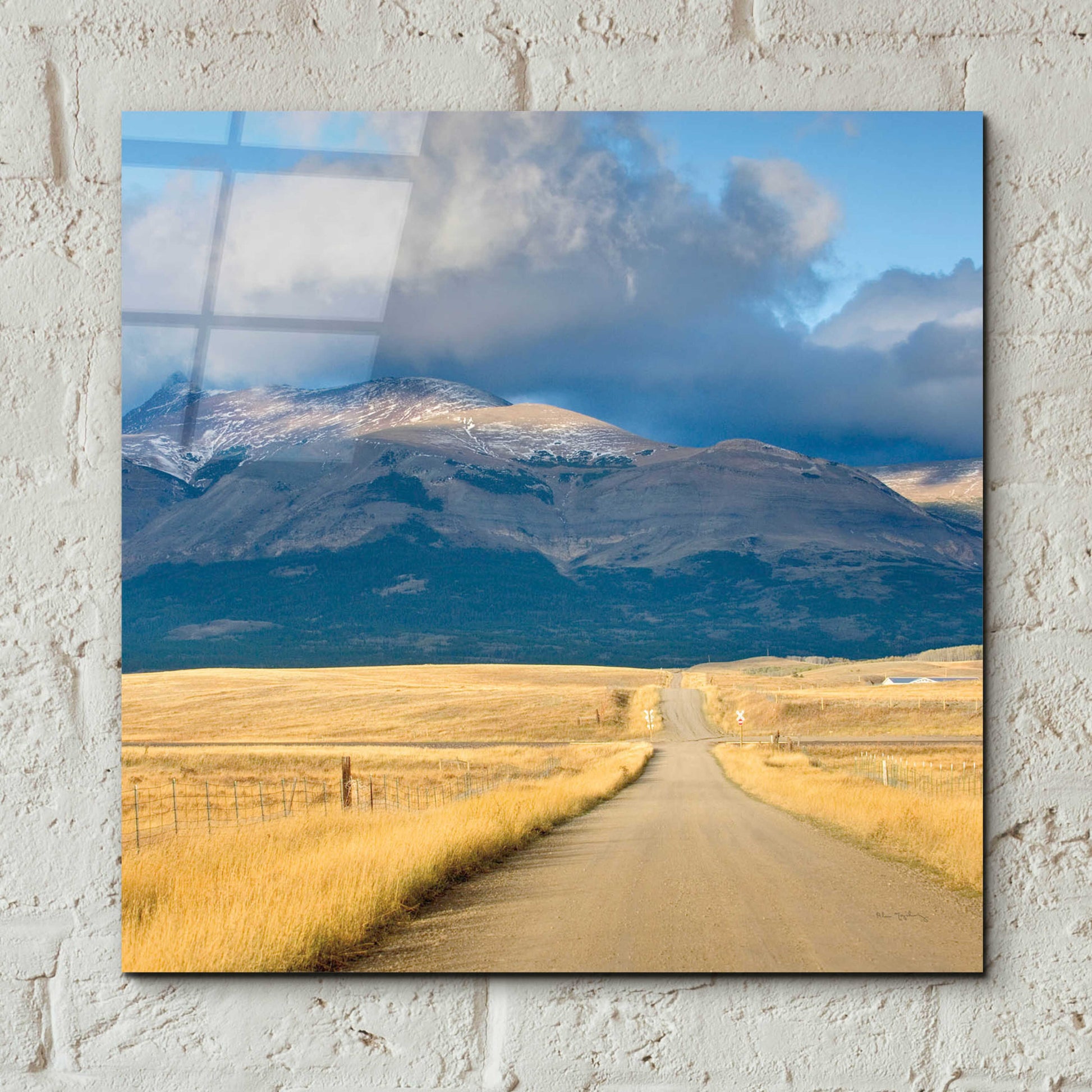 Epic Art 'Crossroads In Color Crop' by Alan Majchrowicz, Acrylic Glass Wall Art,12x12