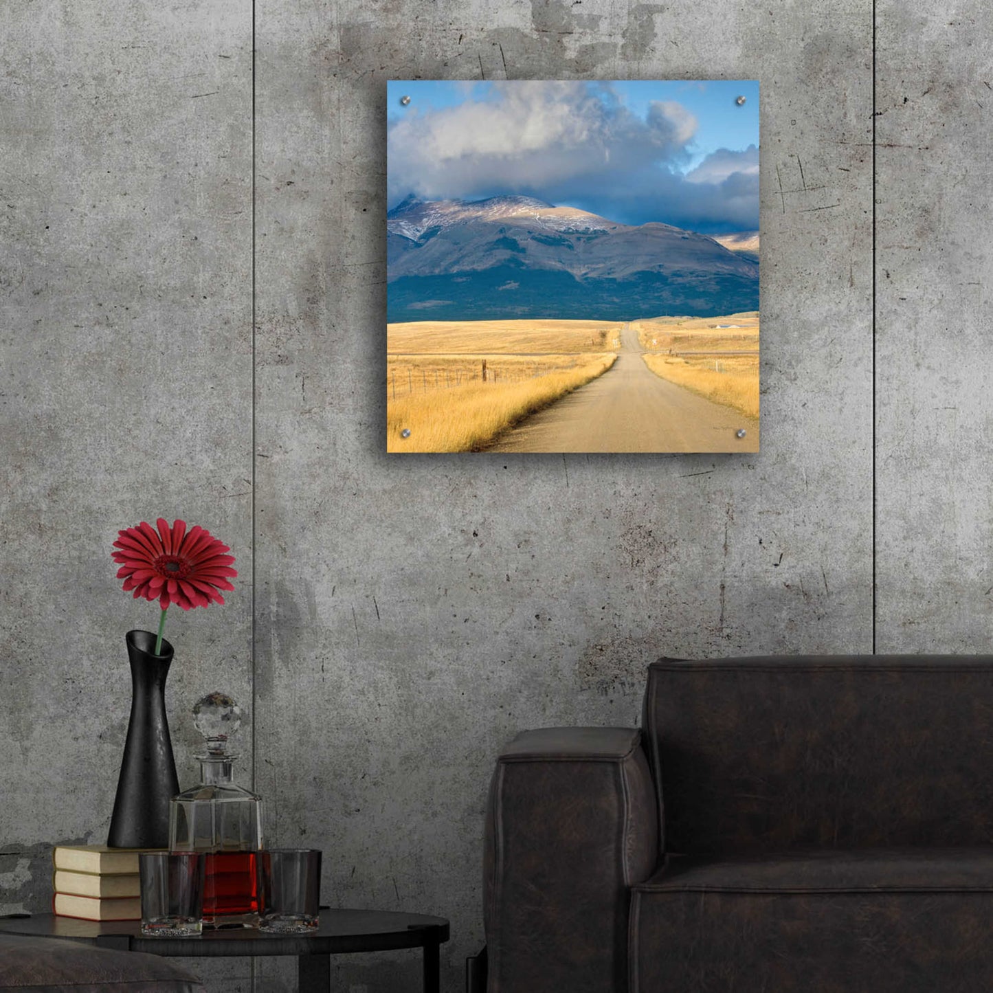 Epic Art 'Crossroads In Color Crop' by Alan Majchrowicz, Acrylic Glass Wall Art,24x24