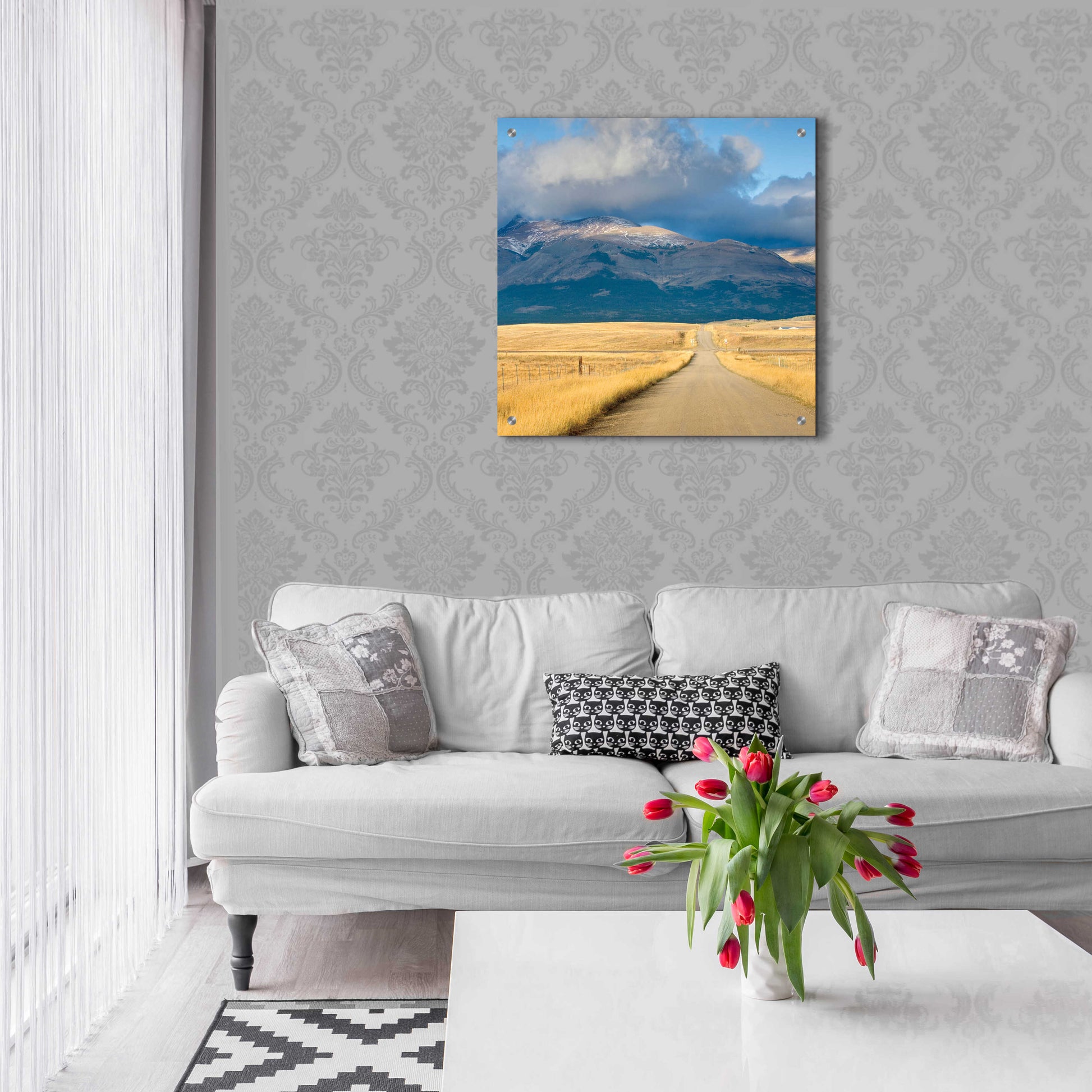 Epic Art 'Crossroads In Color Crop' by Alan Majchrowicz, Acrylic Glass Wall Art,24x24