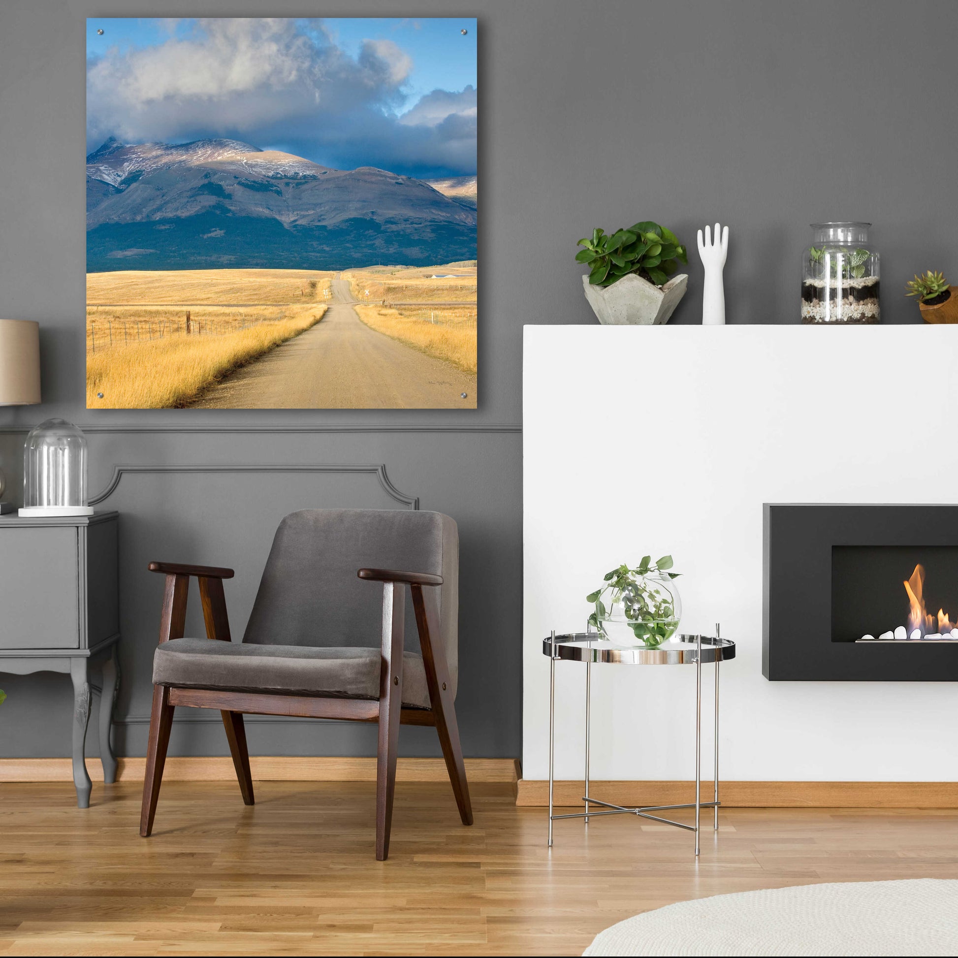 Epic Art 'Crossroads In Color Crop' by Alan Majchrowicz, Acrylic Glass Wall Art,36x36