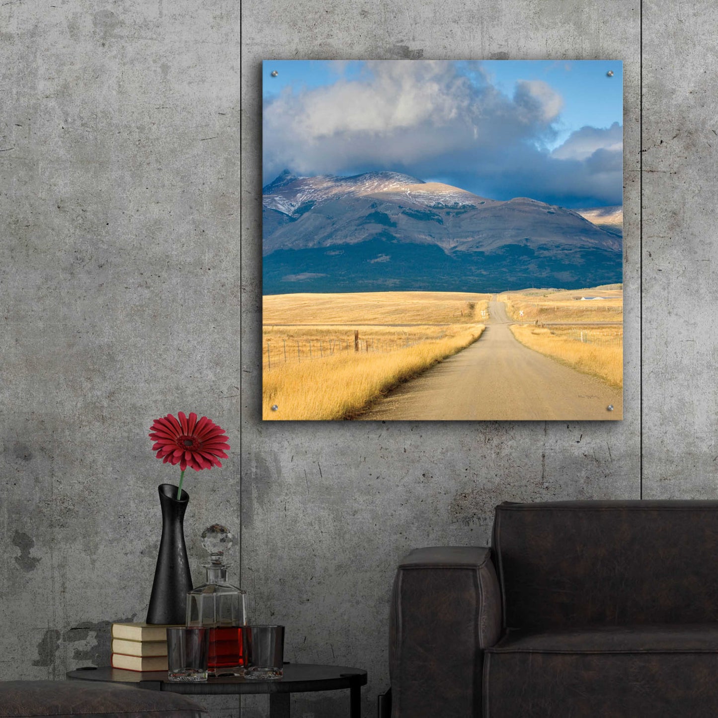 Epic Art 'Crossroads In Color Crop' by Alan Majchrowicz, Acrylic Glass Wall Art,36x36