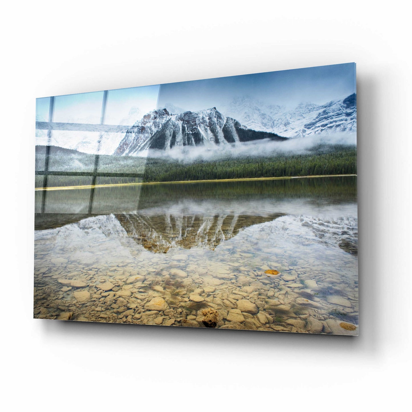 Epic Art 'Waterfowl Lake I' by Alan Majchrowicz, Acrylic Glass Wall Art,16x12