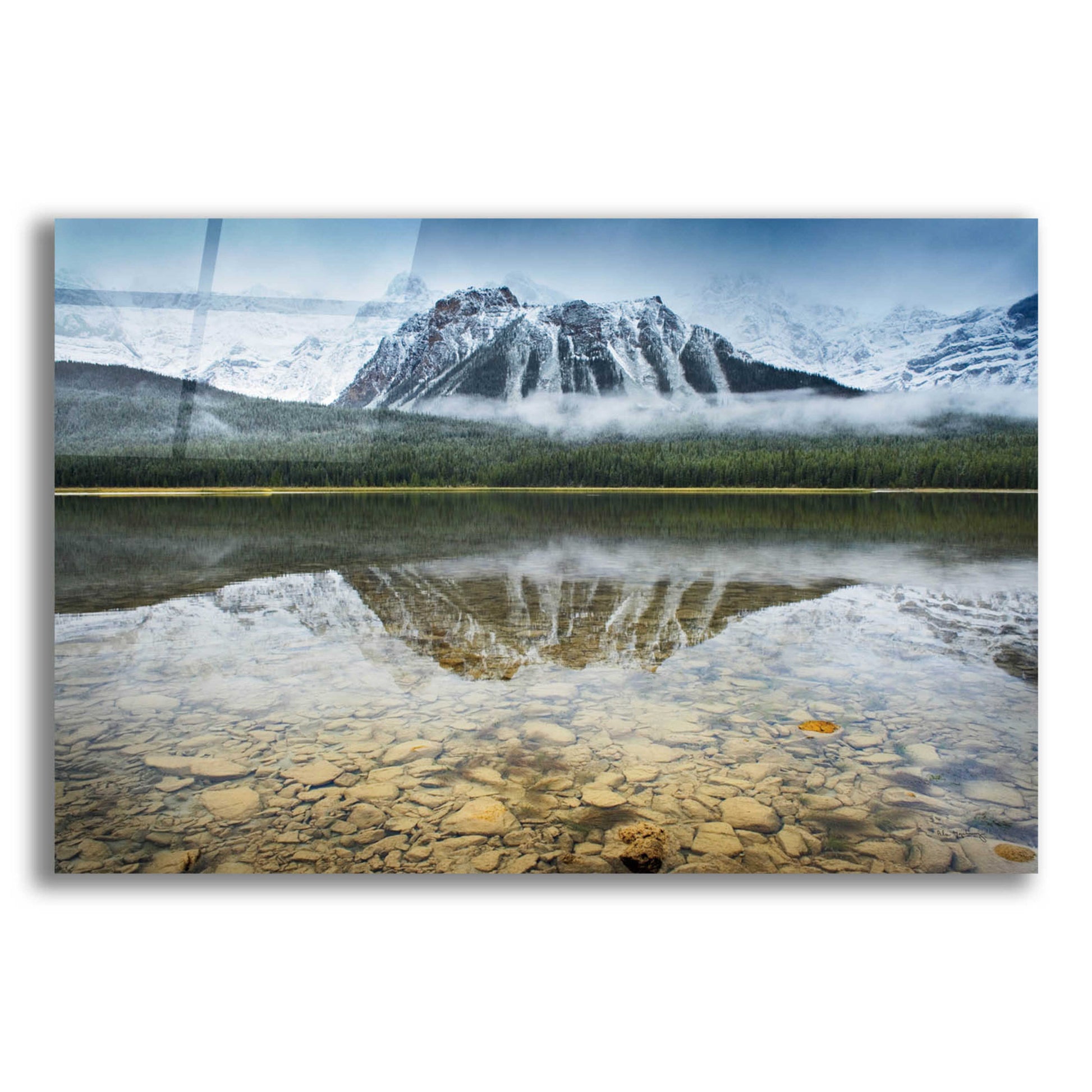 Epic Art 'Waterfowl Lake I' by Alan Majchrowicz, Acrylic Glass Wall Art,16x12