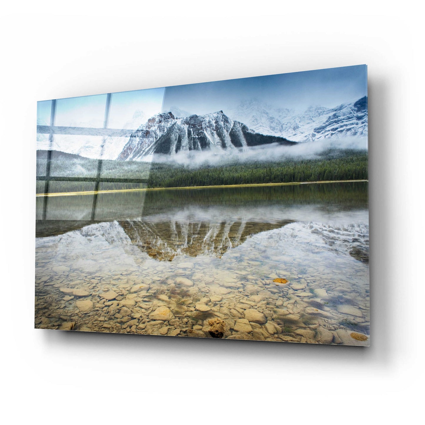 Epic Art 'Waterfowl Lake I' by Alan Majchrowicz, Acrylic Glass Wall Art,24x16