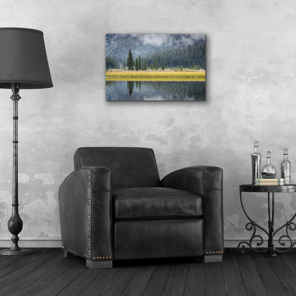 Epic Art 'Waterfowl Lake II' by Alan Majchrowicz, Acrylic Glass Wall Art,24x16