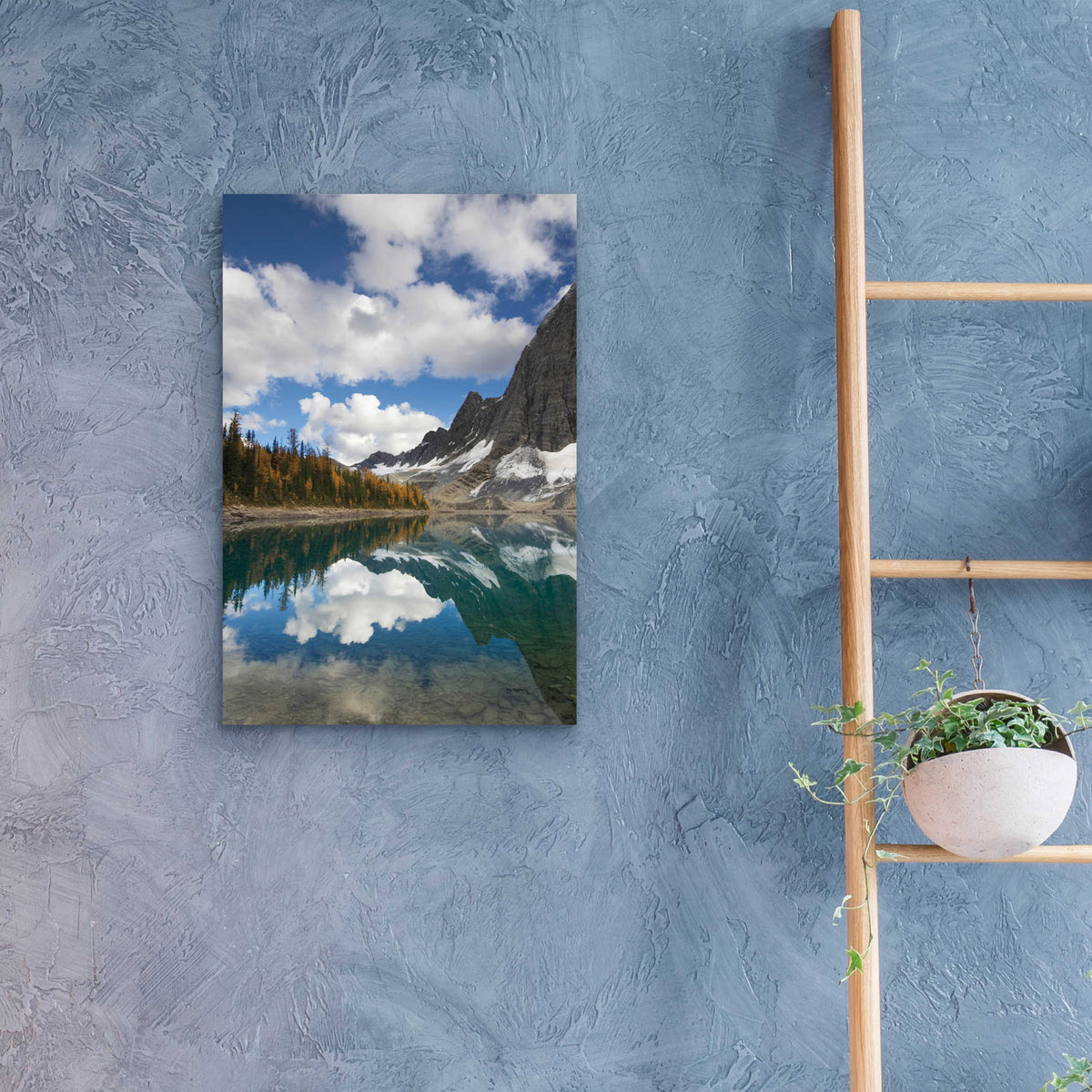 Epic Art 'Floe Lake Reflection I' by Alan Majchrowicz, Acrylic Glass Wall Art,16x24