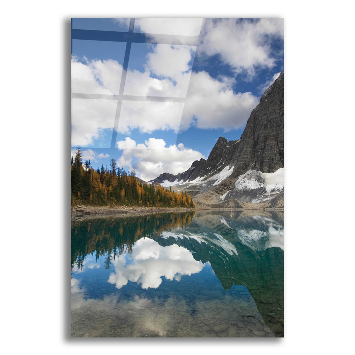 Epic Art 'Floe Lake Reflection I' by Alan Majchrowicz, Acrylic Glass Wall Art