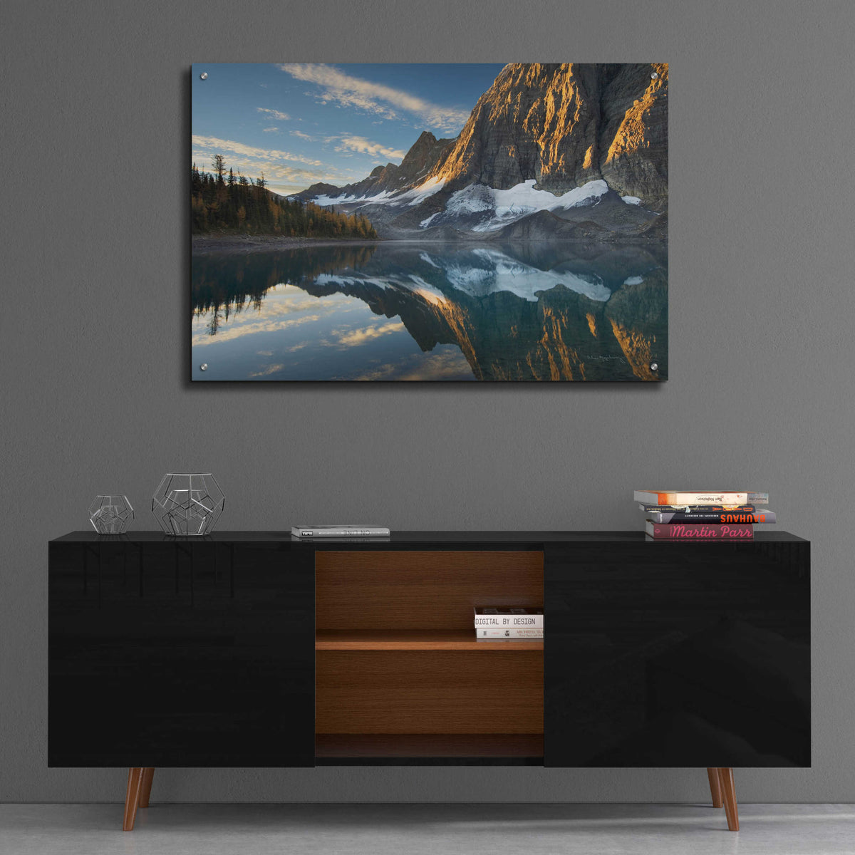 Epic Art 'Floe Lake Reflection III Crop' by Alan Majchrowicz, Acrylic Glass Wall Art,36x24