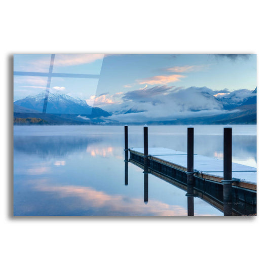 Epic Art 'Lake Mcdonald Dock' by Alan Majchrowicz, Acrylic Glass Wall Art