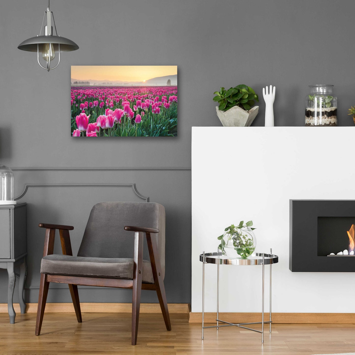 Epic Art 'Skagit Valley Tulips I' by Alan Majchrowicz, Acrylic Glass Wall Art,24x16