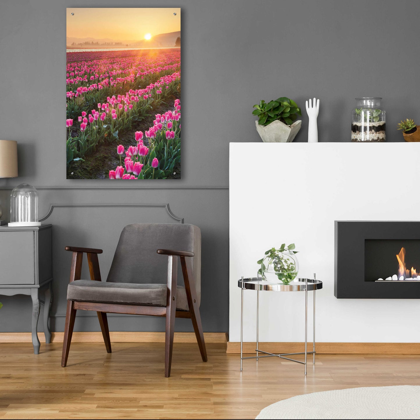 Epic Art 'Skagit Valley Tulips II' by Alan Majchrowicz, Acrylic Glass Wall Art,24x36