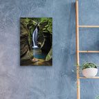 Epic Art 'Corkscrew Falls Ohio' by Alan Majchrowicz, Acrylic Glass Wall Art,16x24