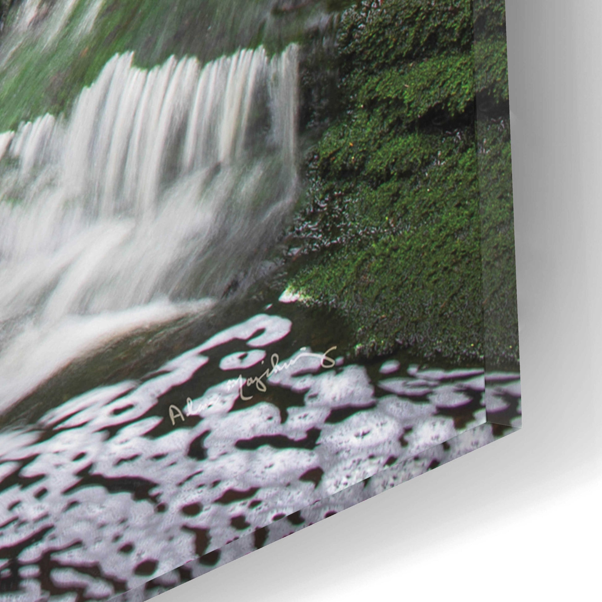 Epic Art 'Elakala Falls West I' by Alan Majchrowicz, Acrylic Glass Wall Art,12x16