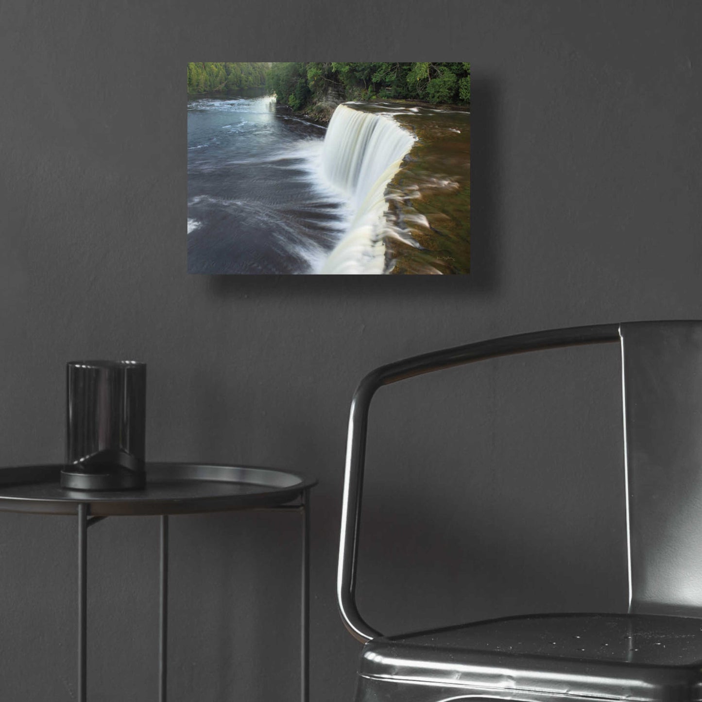 Epic Art 'Tahquamenon Falls Michigan I' by Alan Majchrowicz, Acrylic Glass Wall Art,16x12