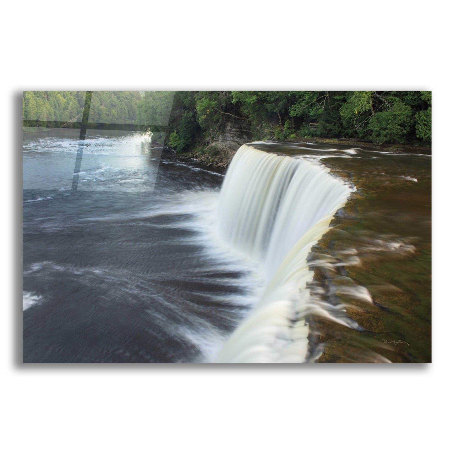 Epic Art 'Tahquamenon Falls Michigan I' by Alan Majchrowicz, Acrylic Glass Wall Art,16x12