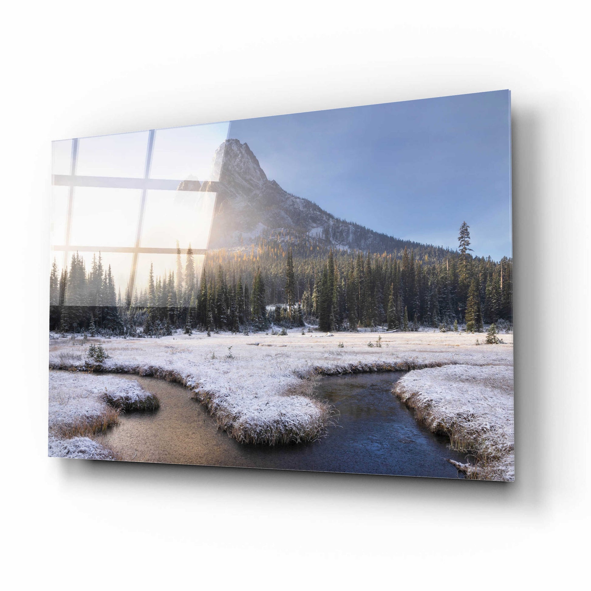 Epic Art 'Liberty Bell Mountain I' by Alan Majchrowicz, Acrylic Glass Wall Art,16x12