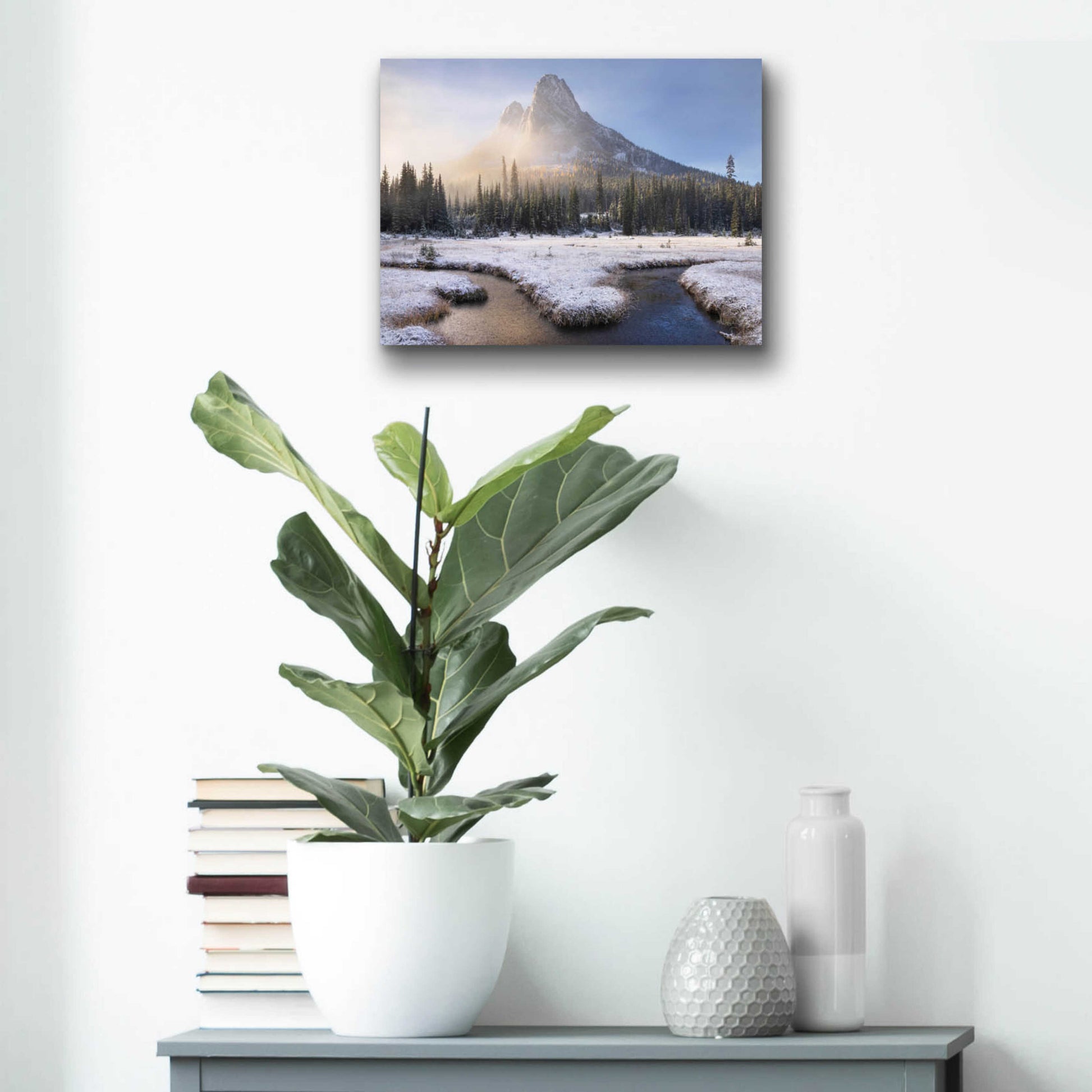 Epic Art 'Liberty Bell Mountain I' by Alan Majchrowicz, Acrylic Glass Wall Art,16x12