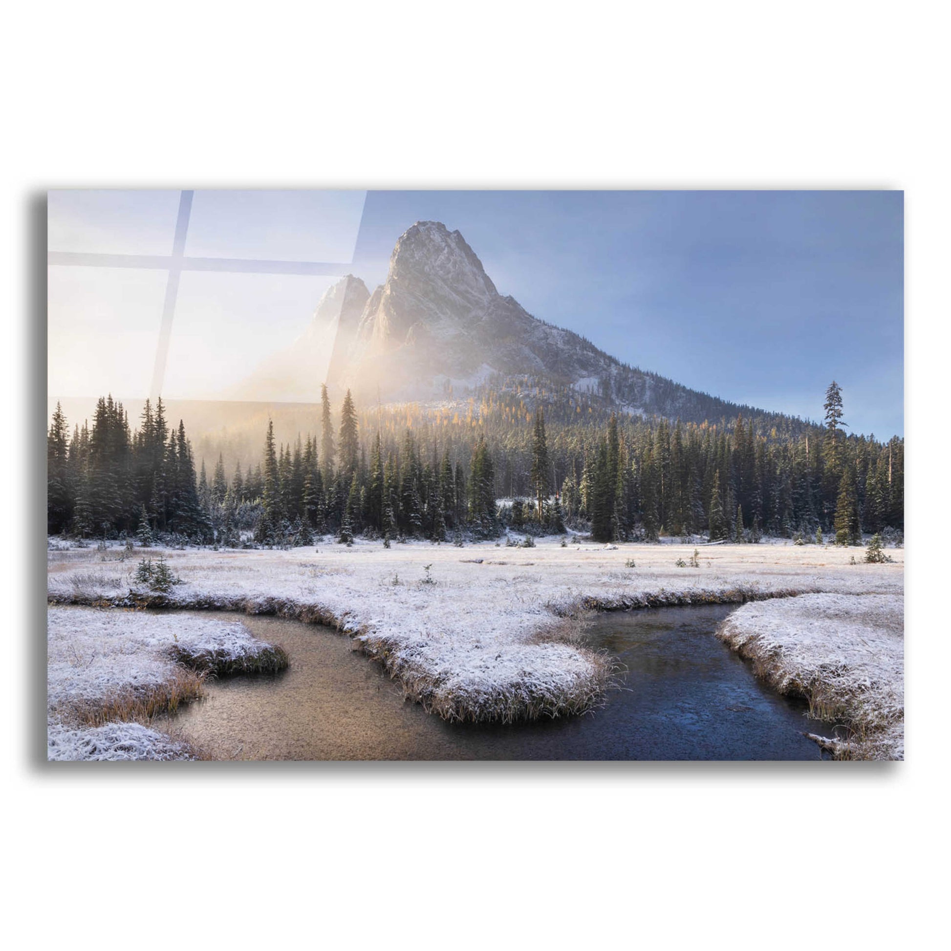 Epic Art 'Liberty Bell Mountain I' by Alan Majchrowicz, Acrylic Glass Wall Art,24x16