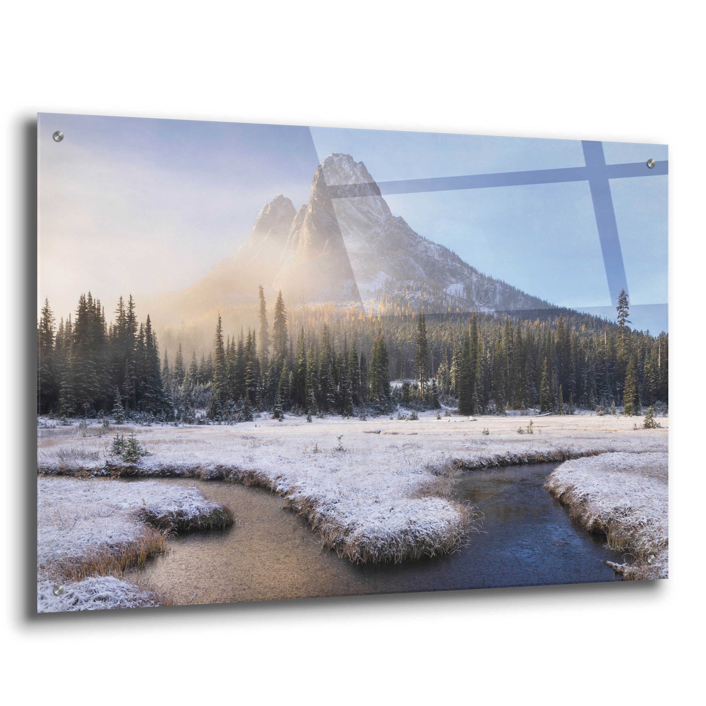 Epic Art 'Liberty Bell Mountain I' by Alan Majchrowicz, Acrylic Glass Wall Art,36x24