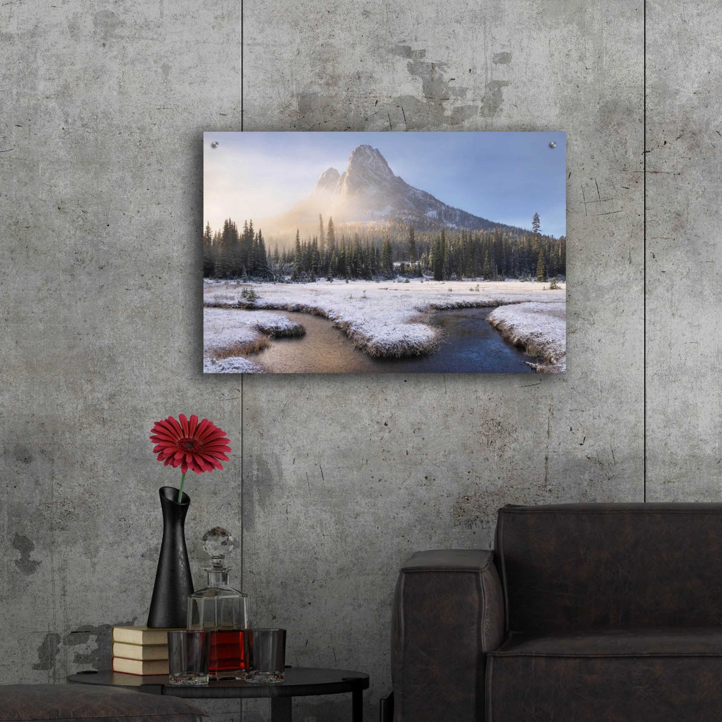 Epic Art 'Liberty Bell Mountain I' by Alan Majchrowicz, Acrylic Glass Wall Art,36x24