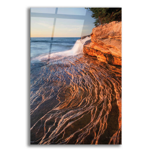 Epic Art 'Pictured Rocks Michigan I' by Alan Majchrowicz, Acrylic Glass Wall Art