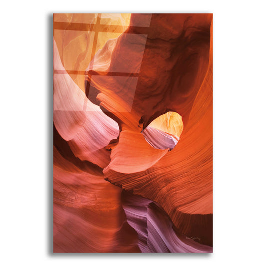 Epic Art 'Lower Antelope Canyon IV Crop' by Alan Majchrowicz, Acrylic Glass Wall Art