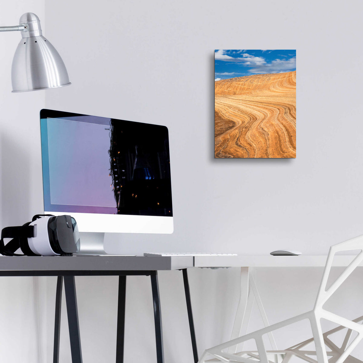 Epic Art 'Coyote Buttes V' by Alan Majchrowicz, Acrylic Glass Wall Art,12x16