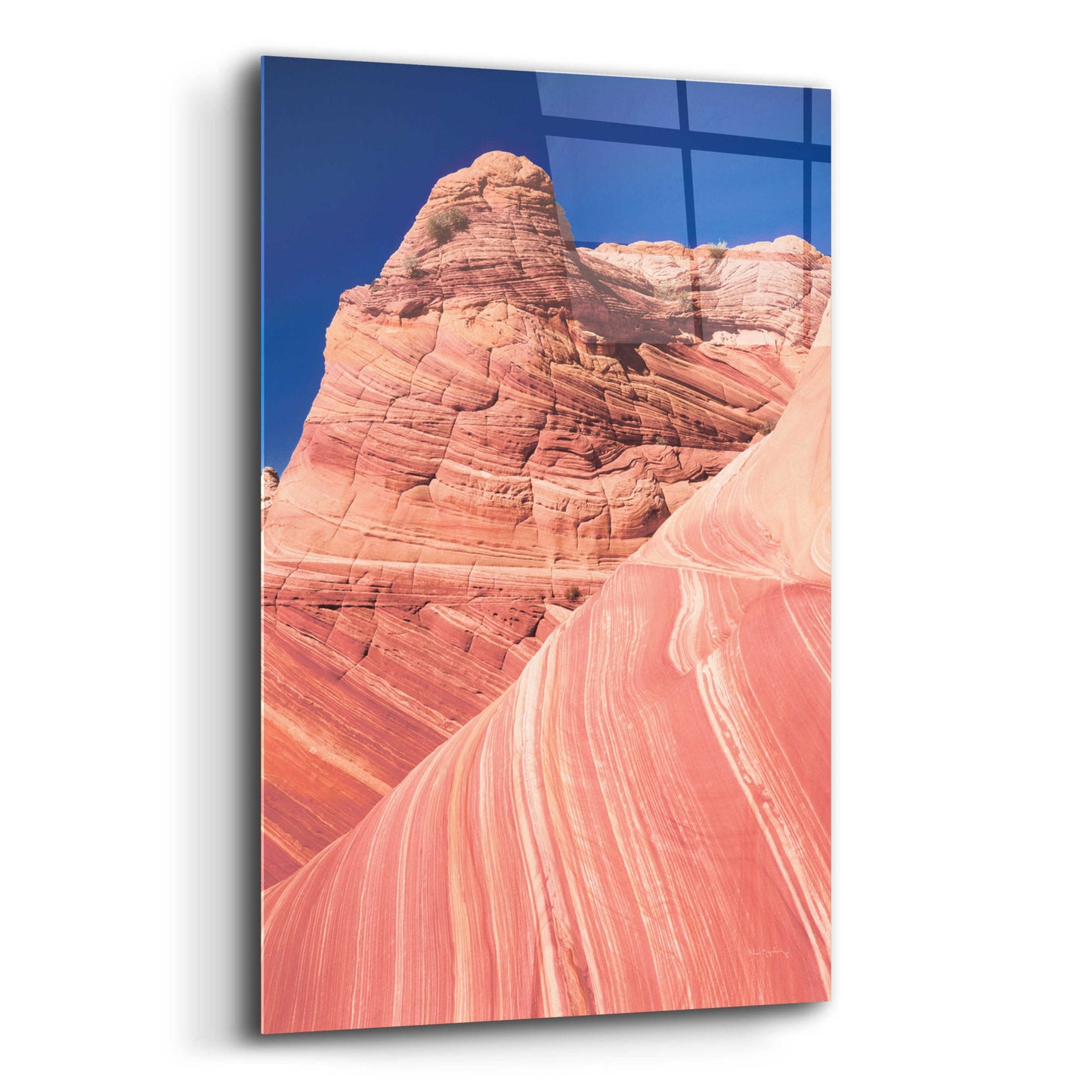 Epic Art 'Coyote Buttes I Blush' by Alan Majchrowicz, Acrylic Glass Wall Art,12x16