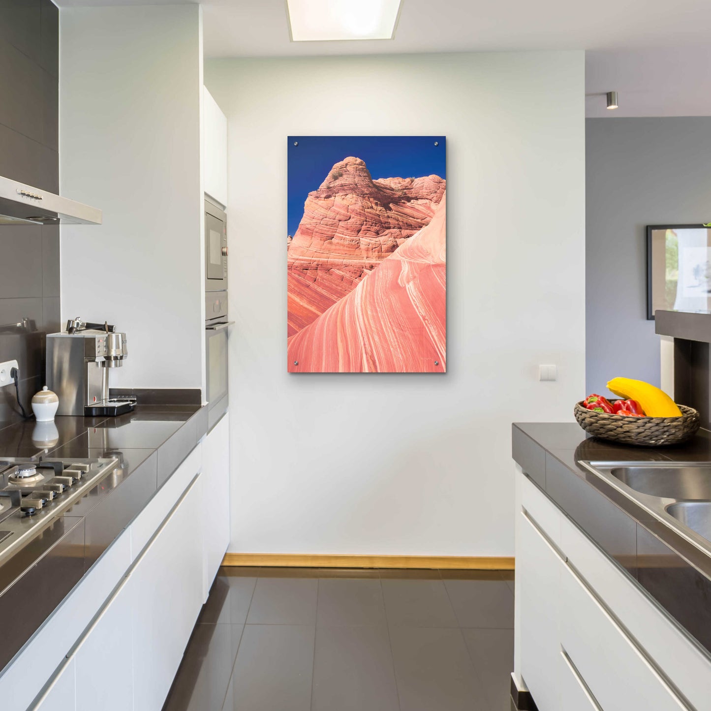 Epic Art 'Coyote Buttes I Blush' by Alan Majchrowicz, Acrylic Glass Wall Art,24x36