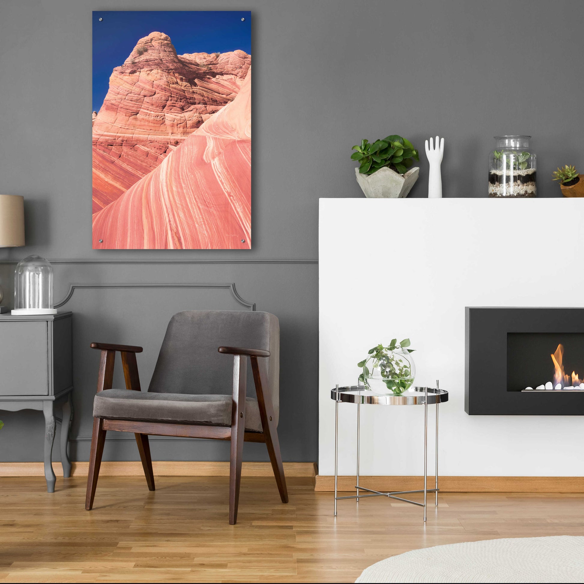 Epic Art 'Coyote Buttes I Blush' by Alan Majchrowicz, Acrylic Glass Wall Art,24x36