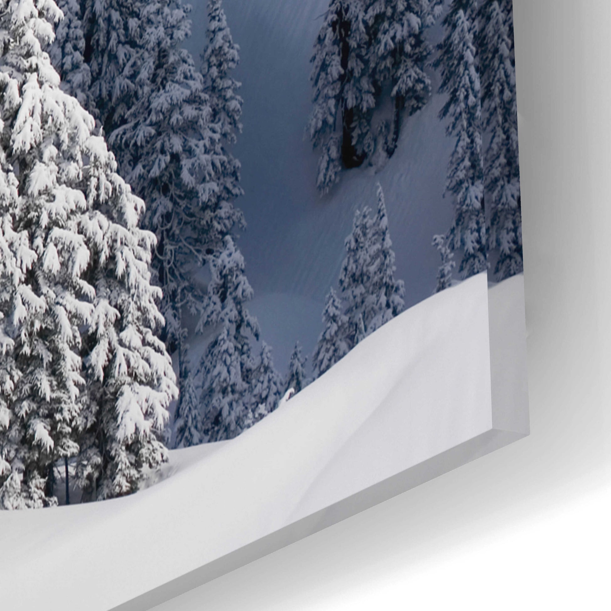 Epic Art 'North Cascades in Winter III' by Alan Majchrowicz, Acrylic Glass Wall Art,24x16