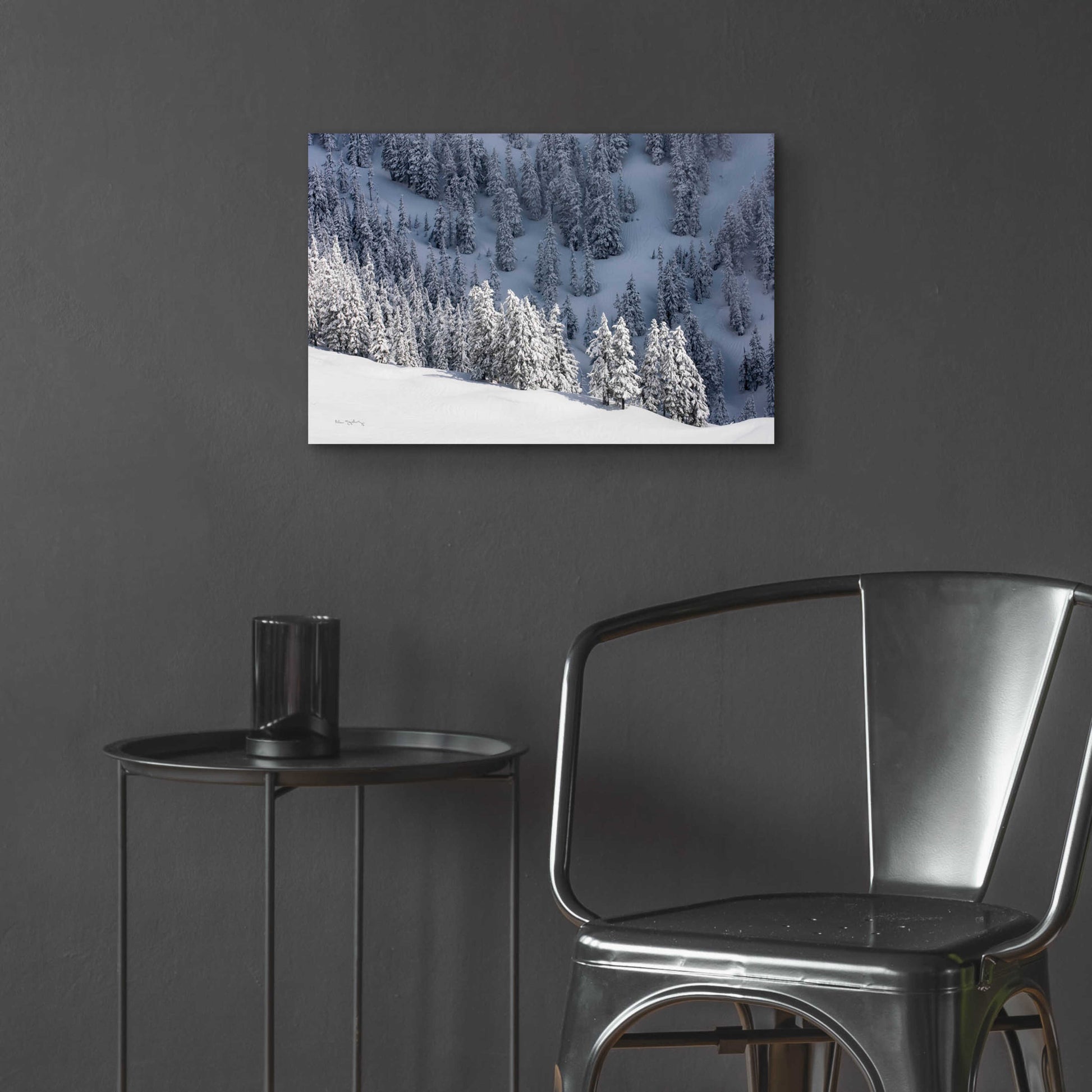 Epic Art 'North Cascades in Winter III' by Alan Majchrowicz, Acrylic Glass Wall Art,24x16