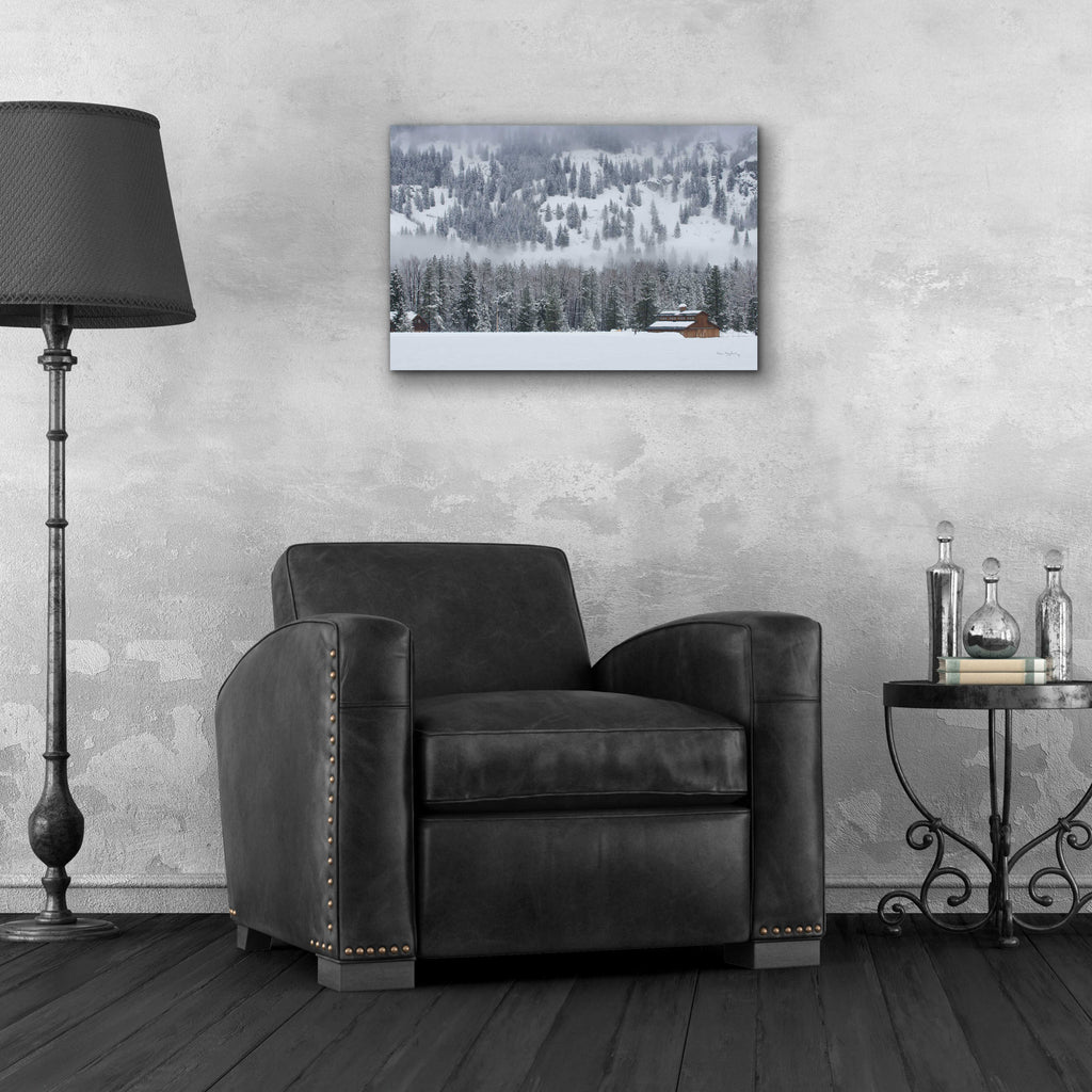 Epic Art 'Methow Valley Barn' by Alan Majchrowicz, Acrylic Glass Wall Art,24x16