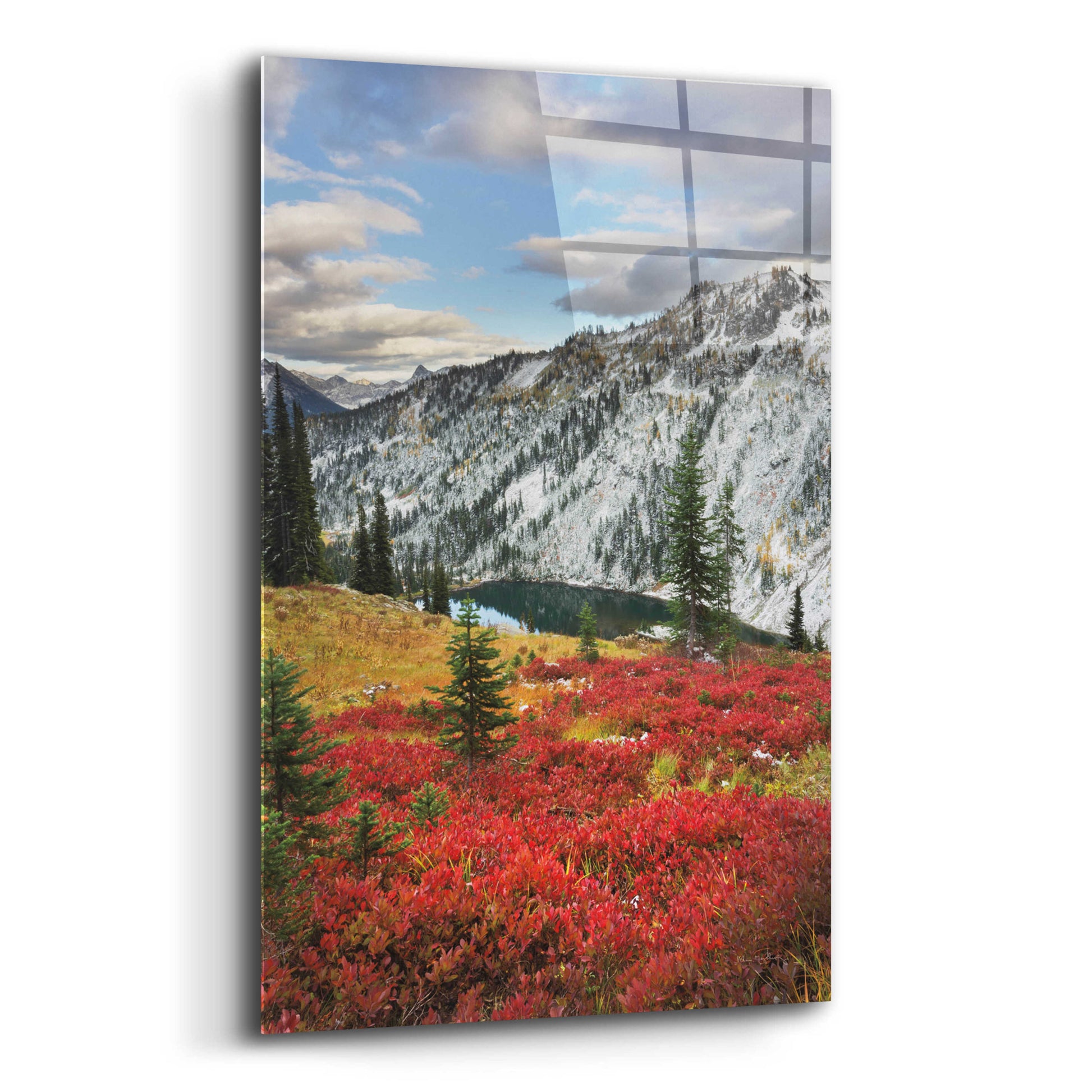 Epic Art 'Lake Ann North Cascades' by Alan Majchrowicz, Acrylic Glass Wall Art,12x16